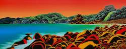 Original For Sale: Coromandel Coast Sunset