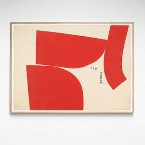 Te Papa Fine Art Prints: Red Square, A2 Print