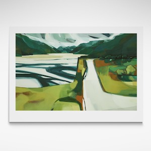 Looking Out From The Waimakariri, Limited Edition Print