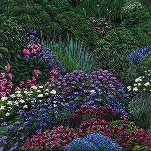 Blue and Purple Hues 2, Framed Print