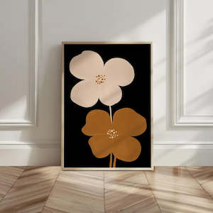 Mid Century Modern Flower, Print