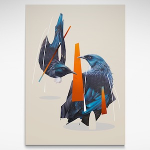 Blues (Tui), Limited Edition A2 Print