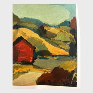 Georgina Hoby Scutt: Red Hut; Glenorchy | Limited Edition Print