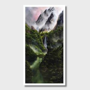 Limited Edition: Behind the Waterfall, Limited Edition Print