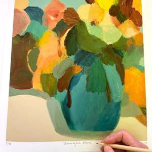 Georgina Hoby Scutt: Bountiful Blues Limited Edition Giclée Print