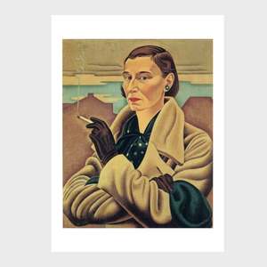 Self Portrait, Smoking, Print
