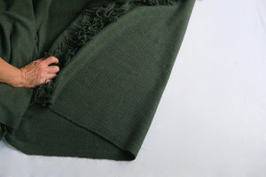 Products: Fabric - NZ Cashmere/Possum/Silk blend, Spruce (dark green)