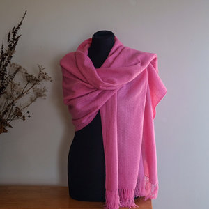 Long Nimbus Shawl - Pink