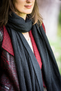 Products: Long Perino Shawl - Black