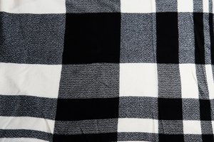 Products: Fabric - Merino Fibonacci block pattern