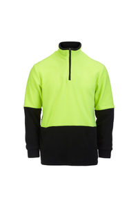 Hi Vis Fleece Pullover Made From Recycled PET Plastic