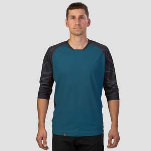 Men's Stack 3/4 Sleeve Gully Fern Ocean