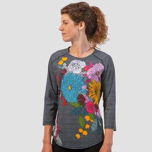 Women's Raglan 3/4 Sleeve Zesty .B Crew