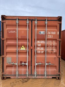 BLLU2610608 20ft GP Container
