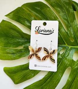 FRANGIPANI SWIRL EARRINGS