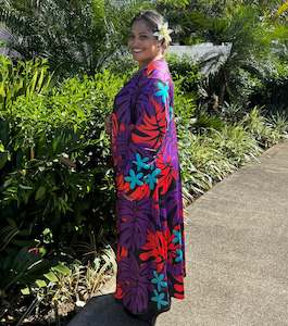 Taupou Dresses: ETEREI Tropical Kimono