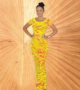 Pacific Island Art Dresses: LEATAMAI DRESS