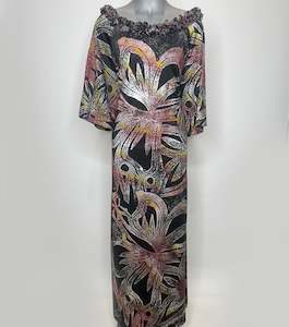 MIDNIGHT BLOOM MAXI DRESS