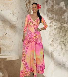 Pacific Island Art Dresses: LEILANI DRESS