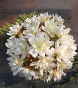 Seis And Flower Hair Clips: GARDENIA Bloom Flower