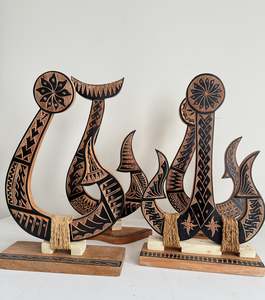 Carved Pasefika Designed Trophy (2)