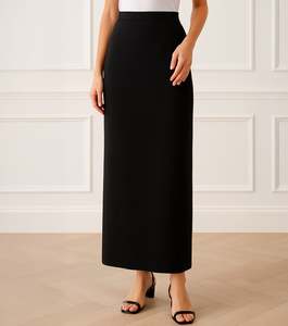 Taupou Dresses: Plain Black Skirt