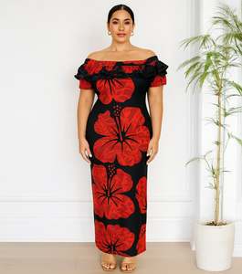 SHANA HIBISCUS DRESS