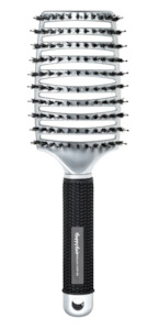 Happy Hair Brush - Silver