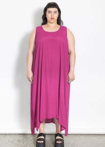 Made In Bali: Last Ones 2XL & 3XL - Layering Dress - Dragon Fruit