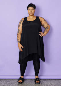 Made In Bali: Layering Top - Black