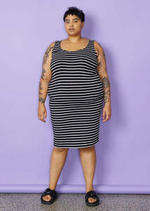 Midi Slip - Narrow Stripe