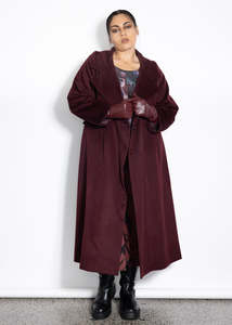 Sale: Classic Coat - Port