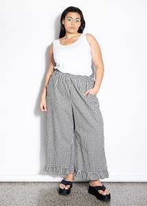 Frill Pant - Gingham