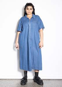 Chore Dress - Blue