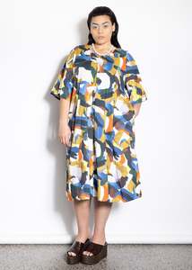 Cotton: Waiheke Dress - Painters Palette