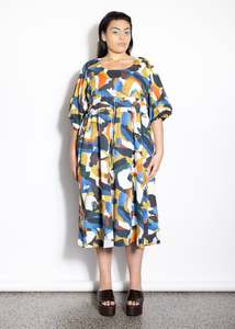 Cotton: Taylor Dress - Painters Palette