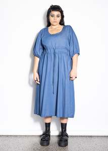 Cotton: Taylor Dress - Chambray