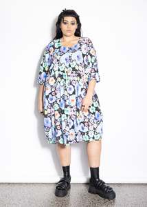 Maddie Dress - Pop Watercolour