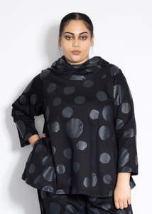 Swing Hoodie - Black Spot