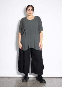 Black Friday Sale: Flounce Top - Moss