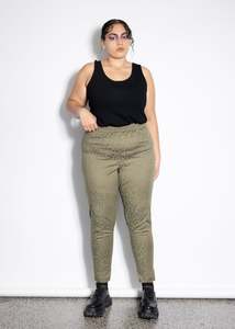 Black Friday Sale: Unity Pants - Olive Leopard