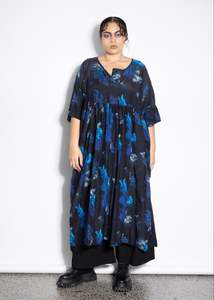 Last One Size 3XL/4XL - Kitty Dress - Blue Orchid