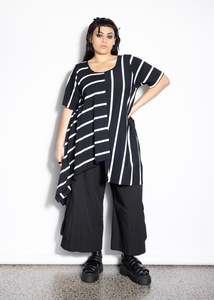 Middi Length 110cm 120cm Length: Crazy Tee - Stripe