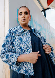 Jackets Coats: Josie Jacket - Broderie Denim