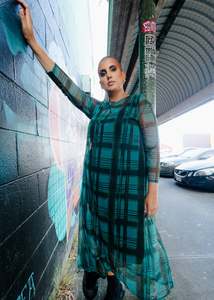 Dresses 1: Freddie Dress - Liquorice Check