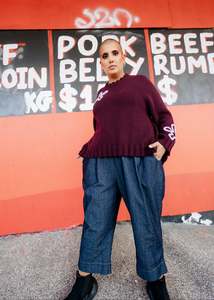 M 1: Jogger - Dark Chambray