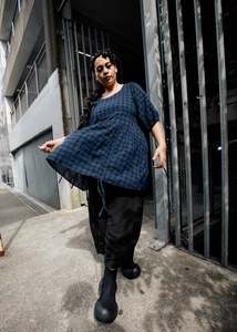 Philly Top - Navy Check