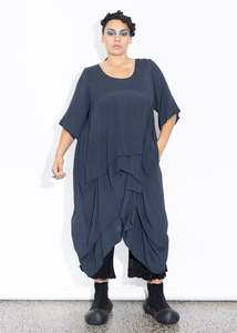 Products: Accordion Tunic - Liqourice