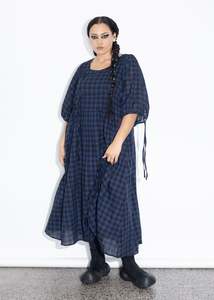 Philly Dress - Navy Check