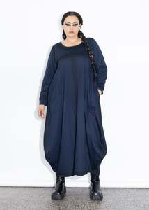 Dresses 1: Muse Dress - Navy Spray